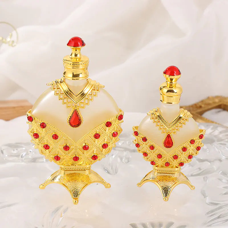Gold Jeweled Perfume Bottle