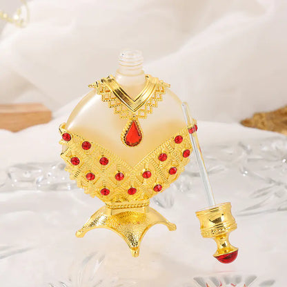 Gold Jeweled Perfume Bottle