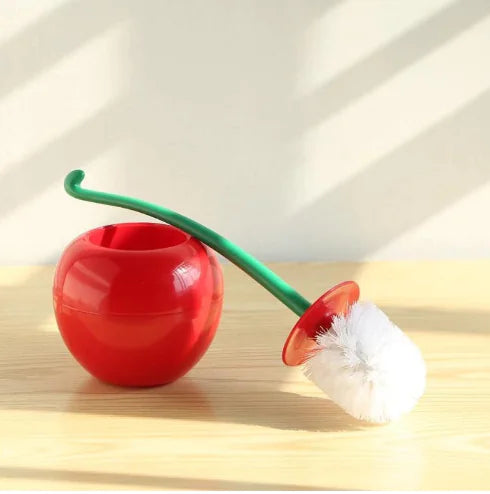 Cherry Toilet Brush Set