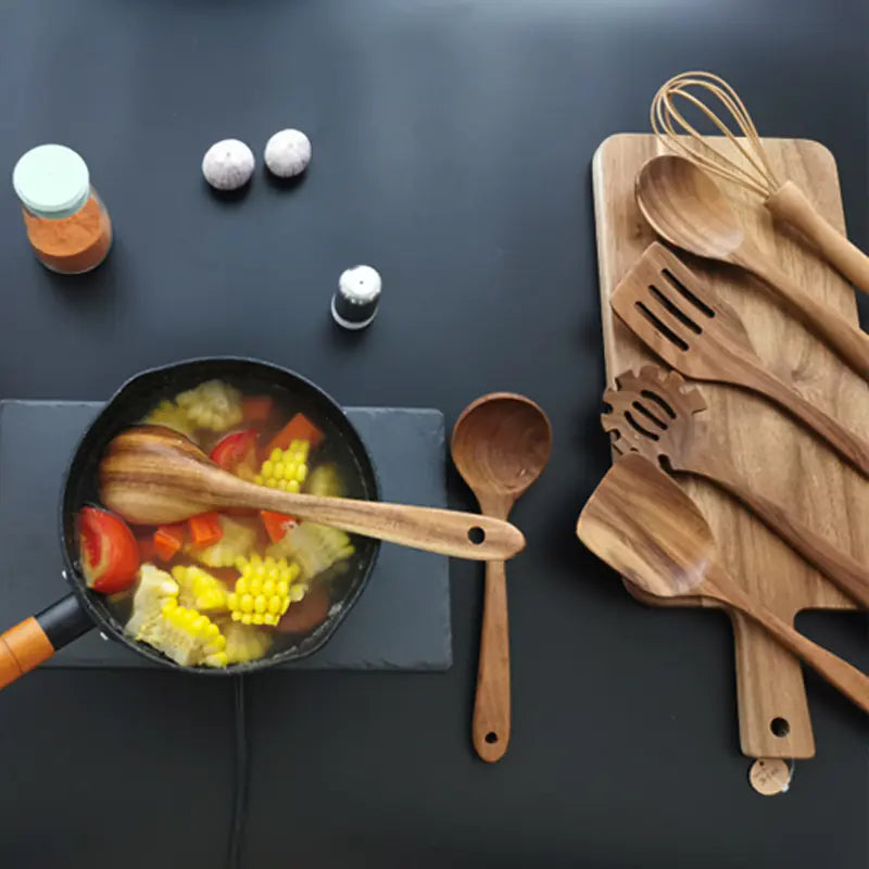 Bamboo Kitchen Utensil Set