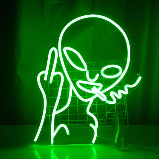Neon Alien LED Light