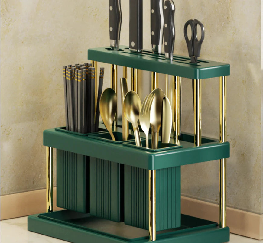 Multifunctional Utensil Storage Rack