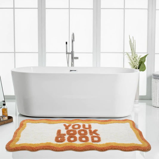 "You Look Good" Bathroom Rug